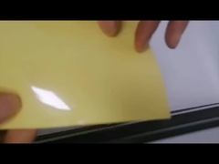 Ετικέτα αυτοκόλλησης με σφραγίδα από τανσπεράντο για σφραγίσματα σε κουτιά ή σακούλες