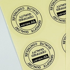 Σαφής βινυλίου υλική εκτύπωση Flexo φύλλων αυτοκόλλητων ετικεττών συγκολλητικών ετικετών συνήθειας