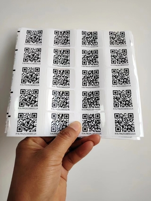 Kiss Cut Διαφορετικά μεγέθη Custom Smart Qr αυτοκόλλητο Ετικέτες αυτοκόλλητα