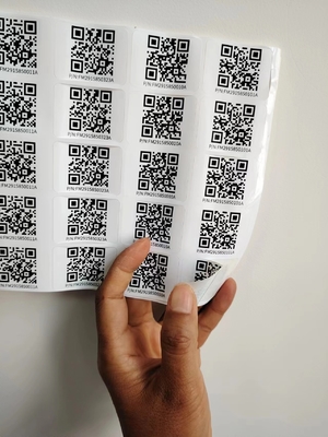 Kiss Cut Διαφορετικά μεγέθη Custom Smart Qr αυτοκόλλητο Ετικέτες αυτοκόλλητα
