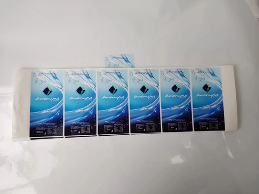 Προσαρμόσιμα αυτοκόλλητα φύλλα με σχήμα κόψιμο κυλίνδρων Ετικέτες συσκευασίας με θερμική μεταφορά